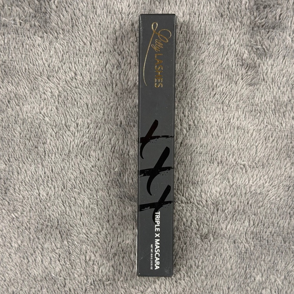 Lilly Lashes Triple X Mascara Black Extra Volume Velvet Finish NEW